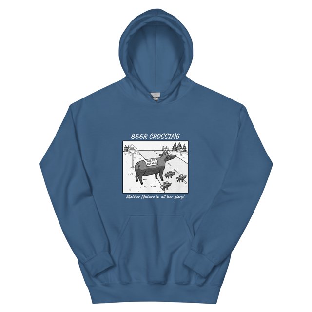 Beer Crossing Unisex Hoodie