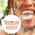 thumbnail image 4 of Shiny Teeth Hip Hop Prop Teeth Accessory Decoration for  Party Gift, Fashionable Appearance, Brass Material, 4 of 7