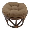 thumbnail image 2 of Blazing Needles 18" Footstool Twill Fabric Cushion-Toffee, 2 of 3