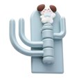 thumbnail image 3 of Self Adhesive Hook, Cute Adhesive Hook 180 Degrees Rotation  for Keys Chicken,,Bowknot ,Bear,Dog, 3 of 8