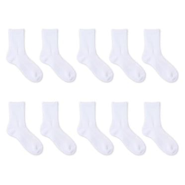 Athletic Works Women's Mid-Crew Socks 10-Pack