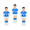 thumbnail image 2 of koolsoo 3 Pcs Table de Soccer Hommes Joueur de Baby-foot Accessoires de Table Table Joueur de Baby-foot Bleu, 2 of 8