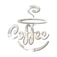 thumbnail image 1 of Wall Sticker for Wall - Acrylic Coffee Cup Restaurant Theme Wall Decals to Enhance and Homes, 1 of 3