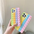thumbnail image 4 of Fidget Toys Phone Case, Pop It Phone Case,Silicone Soft Protective Case,Pressure & Anxiety Relief Sensory Gadget Mobile Phone Protective Shell（iPhone 11Pro） Purple, 4 of 8
