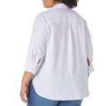 thumbnail image 4 of Lee Riders Women's Plus 3/4 Sleeve Woven Shirt, 4 of 4
