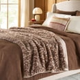 thumbnail image 4 of Better Homes & Gardens Leopard Faux Fur Oversized Throw, 50" x 72", 4 of 5