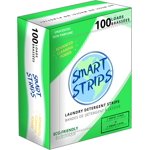 Smart Strips™ - Laundry Detergent Strips (100 Loads) - (UNSCENTED) Hypoallergenic, Eco Friendly, Plastic-Free and Compostable Laundry Sheets. Ultra-Concentrated Eco Strips for Sensitive Skin