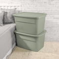 thumbnail image 2 of Sterilite 114 L Tote - Green, 2 of 4