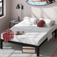 thumbnail image 4 of Zinus Lorrick Quick Snap 14 inch Metal Platform Bed, 4 of 7