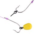thumbnail image 1 of 10Pcs Pêche en Acier Pop Up Chevilles Appâts Vis avec Boucle de Liaison Terminal Accessoires de Plaque, 1 of 9