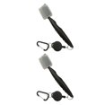 thumbnail image 3 of Ruiboury Golf Club Brush Portable Handheld Replacement Double-sided Ball Shoe Brushes Black with Lid 2Set, 3 of 6
