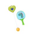 thumbnail image 2 of pitrice Indoor Hanging Table Tennis Trainer Self Workout Set Button Portable green 1 Paddle, 2 of 9