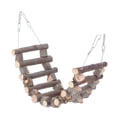 thumbnail image 1 of Bird Rope Ladder, Pet Hanging Ladder Easy To Install Environmentally Natural Wooden With Soft Metal Wire For Chewing 40cm,50cm,60cm,70cm, 1 of 8