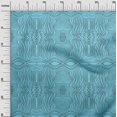 thumbnail image 3 of oneOone Rayon Aqua Blue Fabric Moire Sewing Craft Projects Fabric Prints By Yard 56 Inch Wide, 3 of 4