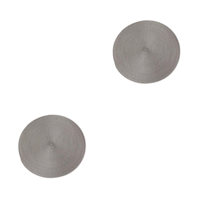 Maytalsory Napperons Robustes et Durables pour Tous les Jours, Grand Application, Napperons Gris Pâle, Ensemble de 2