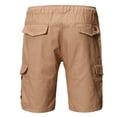 thumbnail image 4 of TopLLC Shorts pour Hommes, Shorts pour Hommes Shorts Cargo pour Hommes Shorts de Course pour Hommes Multiples Poches Utilitaires Taille Élastique Shorts de Randonnée en Coton, 4 of 7