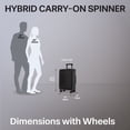thumbnail image 3 of Air Canada® 19 Inch Hybrid Compass Carry-on Luggage with Wheels, 3 of 9