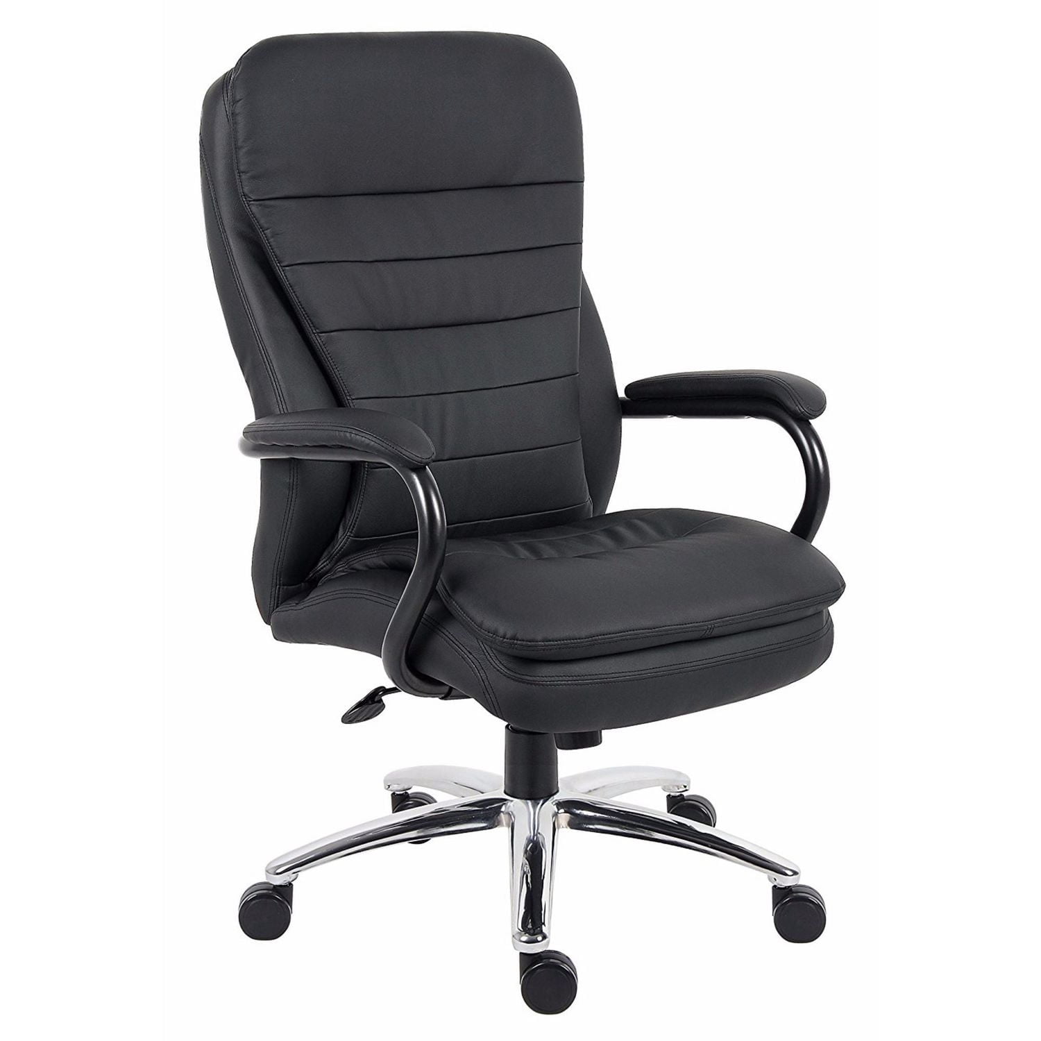 Nicer Furniture Heavy Duty Black Leather Task Executive Office Chair