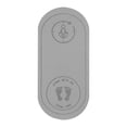 thumbnail image 3 of VONKY Jumping Rope Mat Exercise Mats Noise-reduction Waterproof Fitness Sporting Yoga Cushion Accessory Living Room Professional Gray, 3 of 5