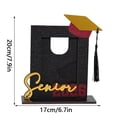thumbnail image 1 of Graduation Photo Frame 2026 Vertical Wooden Tabletop Display With Acrylic Insert Hat And Tassel Decor, 1 of 5