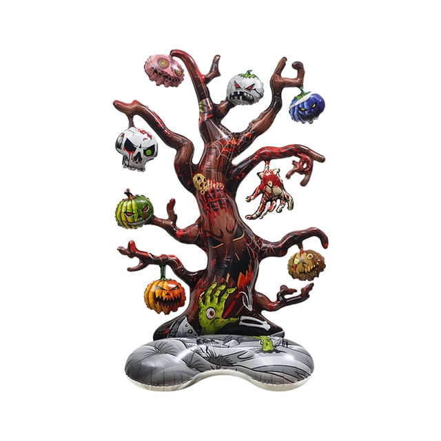 SLYNSHome Halloween Inflatables Outdoor Decorations,Dead Tree Balloons for Indoor/Outdoor Halloween Party Decor