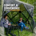 thumbnail image 4 of CLAM Quick-Set Traveler 6 x 6 Ft Portable Outdoor 4 Sided Canopy Shelter, 4 of 11