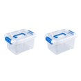 thumbnail image 1 of Home Textile Storage Transparent Multifunctional Storage for Household Living Room Bedroom Toys Clothing Sorting Stackable and Proof Solutions*2 Pack, 1 of 7