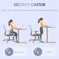 thumbnail image 4 of Vinsetto Mesh Office Chair, Small Computer Desk Chair, Space Saving, Grey, 4 of 10