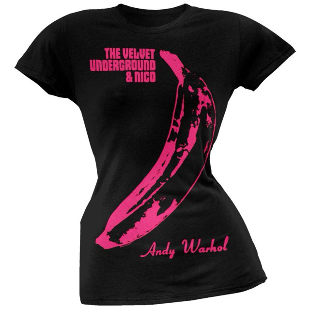 Velvet Underground - Pink Banana Juniors Subway T-Shirt