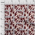 thumbnail image 1 of oneOone Coton Tissu Cambier Triangle & Ligne Géométrique Tissu d'Impression BTY 56 Pouces de Large, 1 of 4