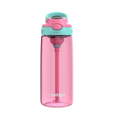 Contigo Kids Aubrey Water Bottle with Autospout Lid, Azalea with Jade Vine, BPA-Free