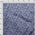 thumbnail image 3 of oneOone Velvet Violet Fabric Floral Retro Sewing Material Print Fabric By The Yard 58 Inch Wide, 3 of 5