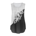 thumbnail image 4 of SMihono Hauts pour Femmes Débardeur pour Femmes Mode Débardeur d'Été pour Femmes à Col en V Sans Manches Imprimé Débardeur Décontracté Blouse Débardeur pour Femmes Hauts d'Été pour Femmes, 4 of 5