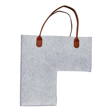 Stair Organizer Basket Premium Felt for Wooden Stairs Staircase Carpeted light gray