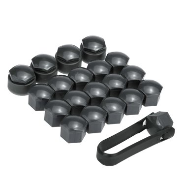 Set of 16+4pcs Universal 17mm Car Wheel Nut Bolt Covers Locking Caps