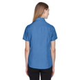 thumbnail image 2 of Harriton Ladies' Barbados Textured Camp Shirt, 2 of 3
