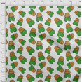 thumbnail image 4 of oneOone Cotton Flex Green Fabric Cactus Craft Projects Decor Fabric Printed By The Yard 40 Inch Wide, 4 of 5
