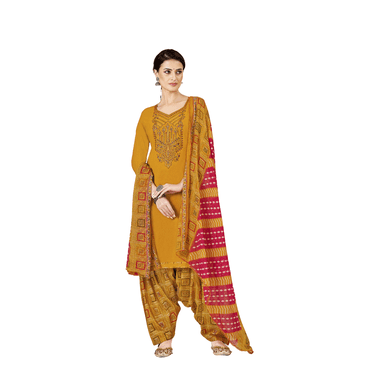 Ensemble de Kurti sur Mesure Nouveau Costume de Patiala Punjabi Robe Imprimée Salwar Kameez Punjabi Cousu