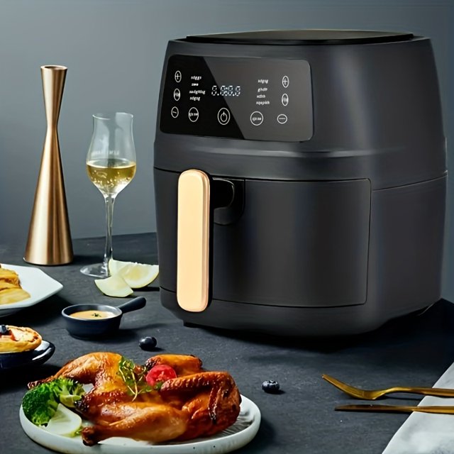 1.59gal Air Fryer That Crisps, Roasts, Reheats, & Dehydrates, For Quick, Easy Meals, 6