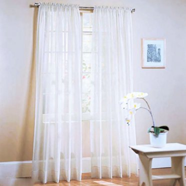 10 Pcs Rideaux Blancs Transparents, Rideau Transparent, Rideau Blanc en Polyester, Utilisé pour Rideaux, Draperies, Cloisons, Moustiquaires, Tissus, Vêtements, Mariage, 100*200 cm/40*79 Po