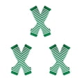 thumbnail image 4 of Decodeary Bas Épais Confortables et Faciles à Porter en Polyester Application Grand Vert et Blanc 3Ensemble, 4 of 6