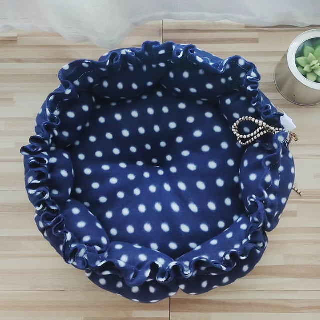 TIMIFIS Dog Cat Bed Round Bed, Pet Bed, Rope Pad, Pet Warmth Accessories, Home - Fall/Winter