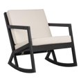 thumbnail image 4 of Safavieh PAT7013F Collection Extérieure Vernon Chaise à Bascule Blanche, Noir/beige, 4 of 4