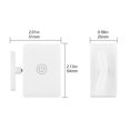 thumbnail image 4 of Smart Light Switch Remote Control Kit, Wireless No Wiring Push Button Lamp Controller, 15-20m Range, 350mAh Rechargeable, Easy Install for Kids Seniors, White, 4 of 8