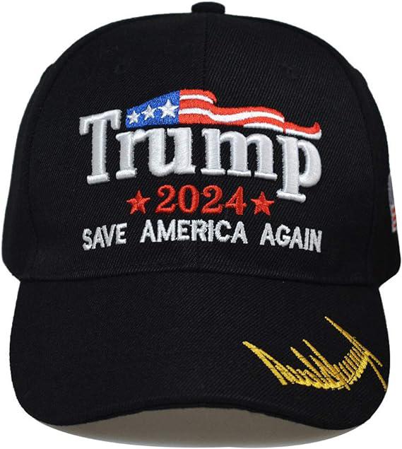 Chapeau Trump 2024 MAGA Ajustable Chapeau Trump Casquette de Baseball
