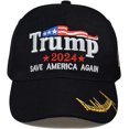 thumbnail image 1 of Chapeau Trump 2024 MAGA Ajustable Chapeau Trump Casquette de Baseball, 1 of 5