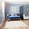thumbnail image 1 of Tapis ECARPET Super Doux pour le Salon et la Chambre Grammercy Trellis Ivoire, 1 of 9