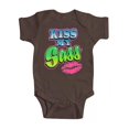thumbnail image 1 of Baby "Kiss My Sass" Bodysuit - Brown - 18M, 1 of 1
