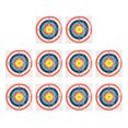 thumbnail image 2 of Cibles de Tir, Cibles de Papier 10PCS Impression Claire Polyvalent pour Viser, 2 of 8