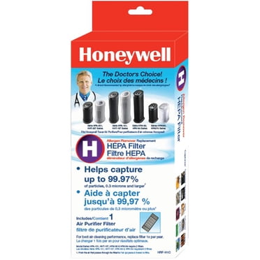 Filtre HEPA véritable éliminateur d'allergène de rechange Honeywell HRF-H1C (H Filtre)